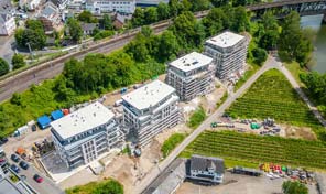 Zenz Massivhaus Baustelle an der Mosel 